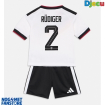 Njemačka Antonio Rudiger #2 Domaci Dres za djecu SP 2026 Kratak Rukav (+ Kratke hlače)